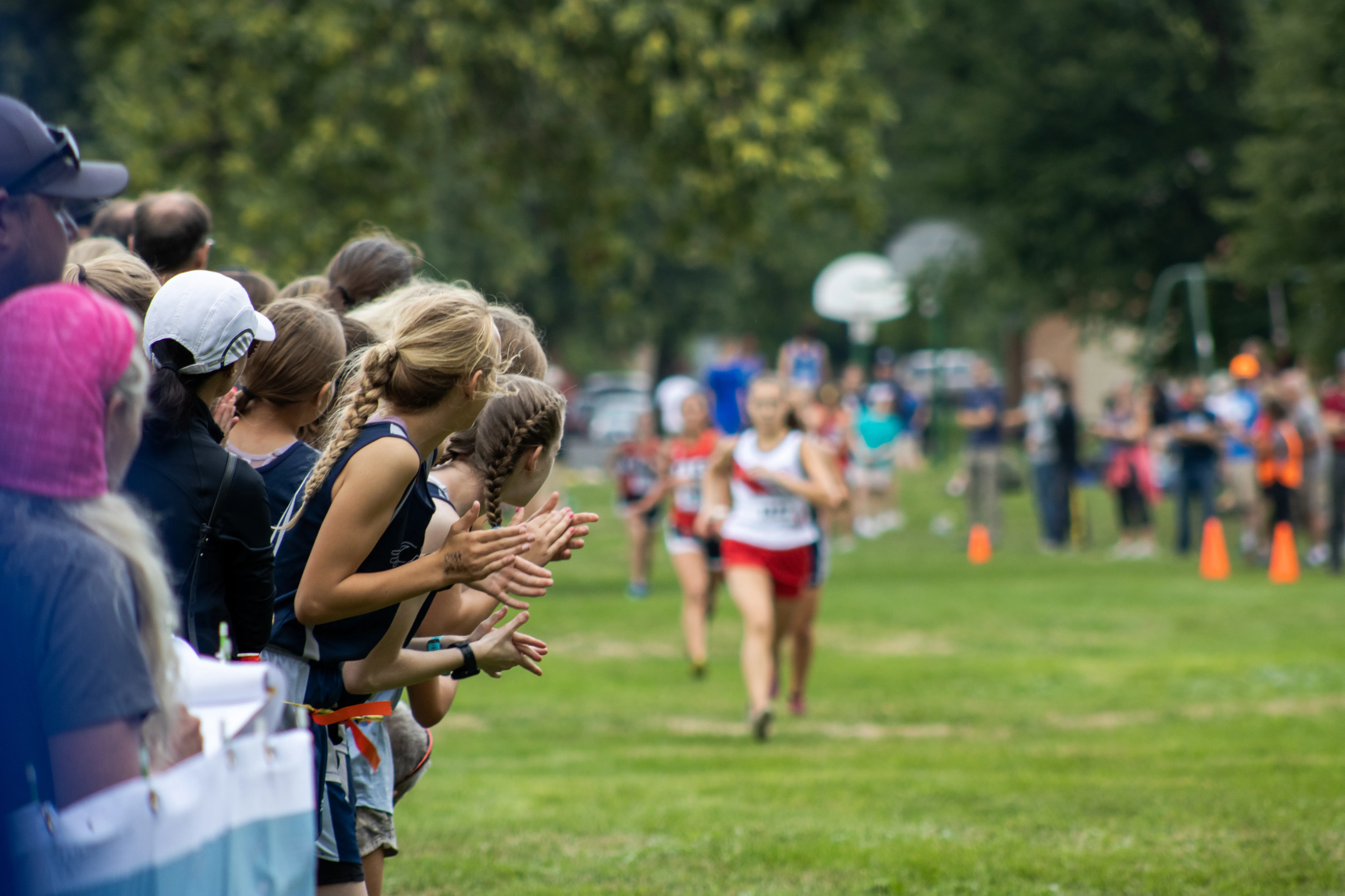 finish line of race