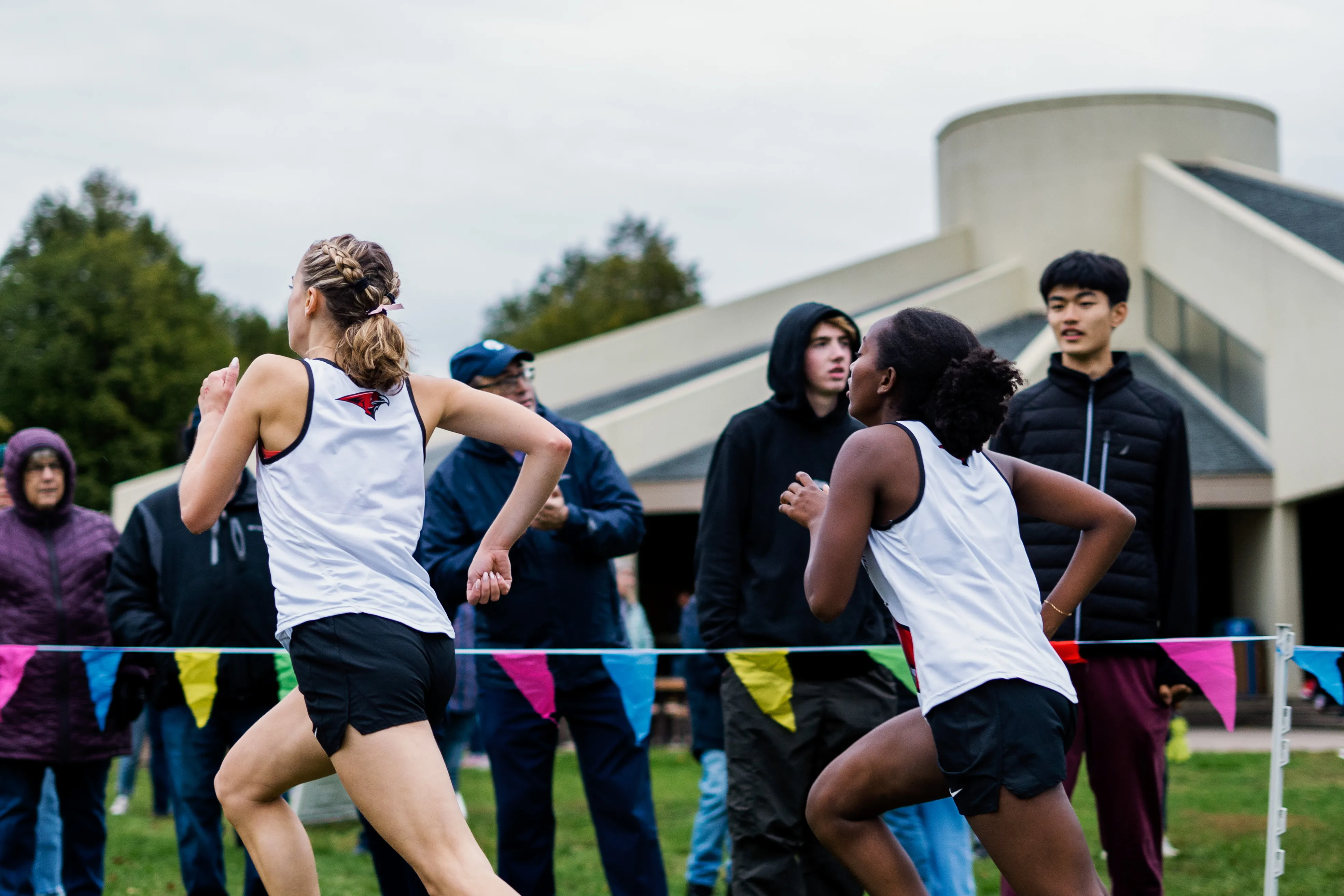 girl running in race